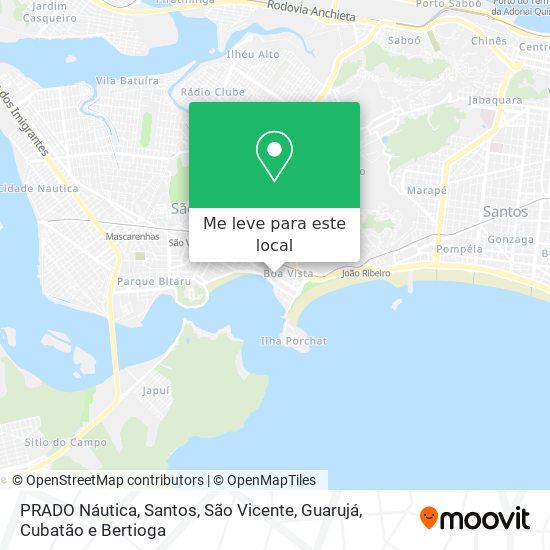 PRADO Náutica mapa