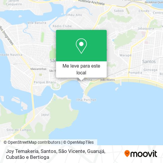 Joy Temakeria mapa