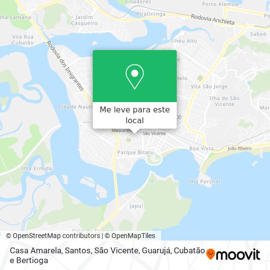 Casa Amarela mapa