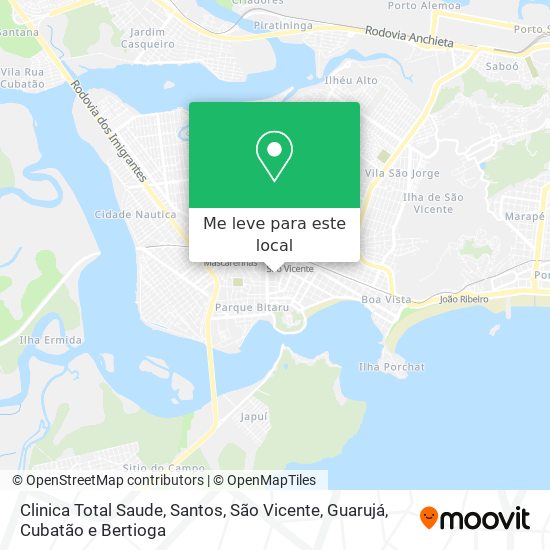 Clinica Total Saude mapa