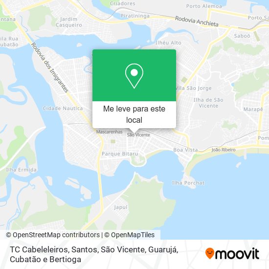 TC Cabeleleiros mapa