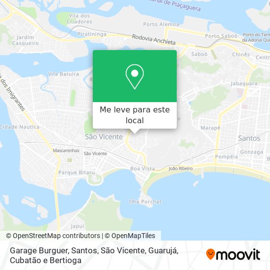 Garage Burguer mapa