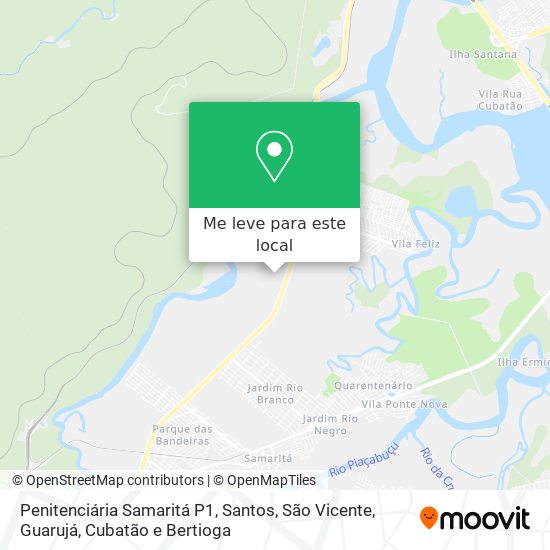 Penitenciária Samaritá P1 mapa