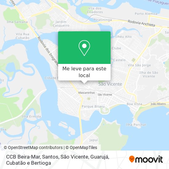 CCB Beira-Mar mapa