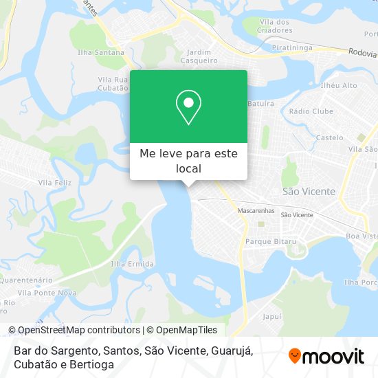Bar do Sargento mapa