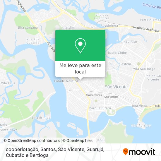 cooperlotação mapa