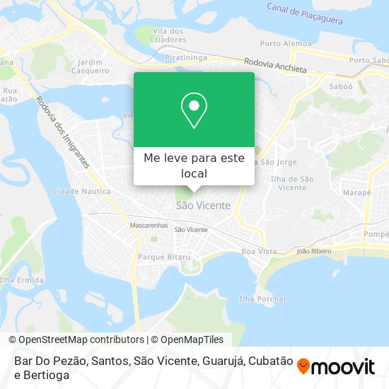 Bar Do Pezão mapa