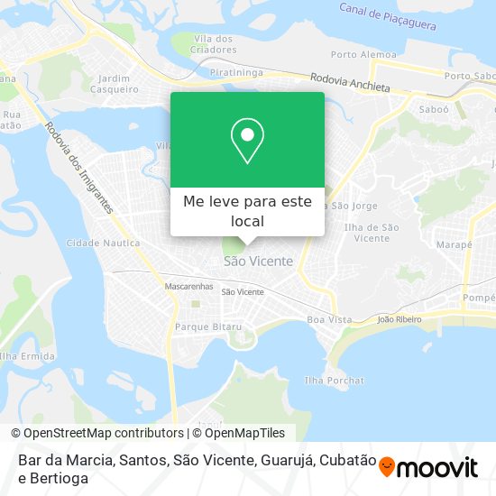 Bar da Marcia mapa