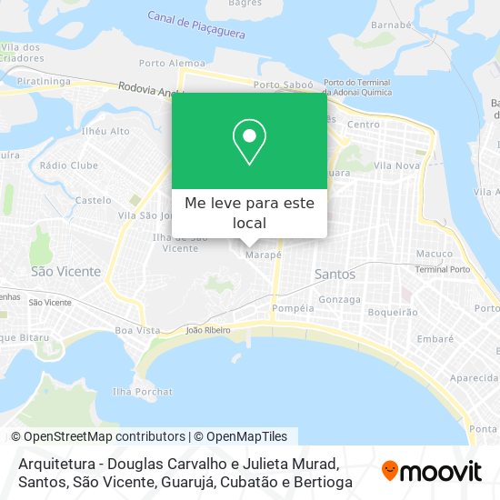 Arquitetura - Douglas Carvalho e Julieta Murad mapa