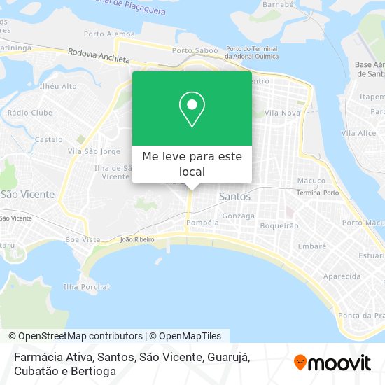 Farmácia Ativa mapa