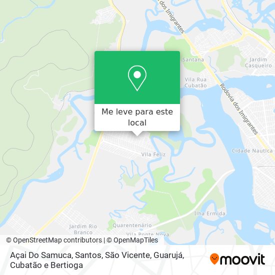 Açai Do Samuca mapa