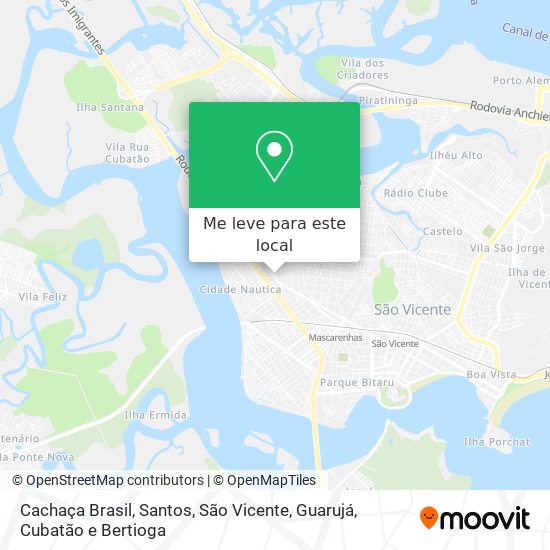 Cachaça Brasil mapa