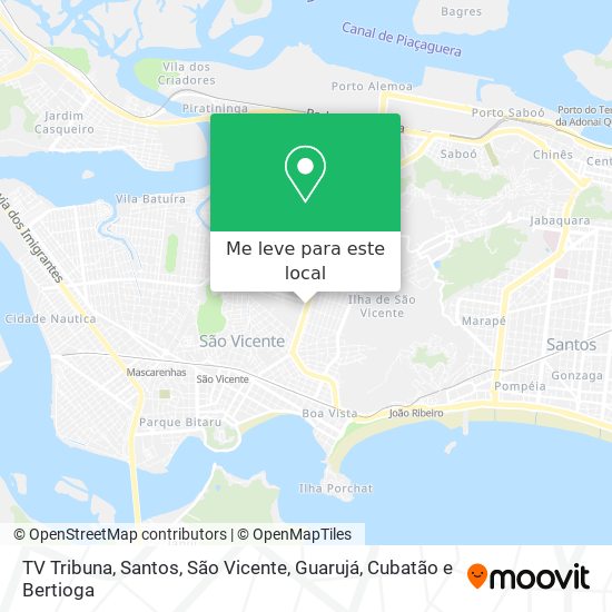 TV Tribuna mapa