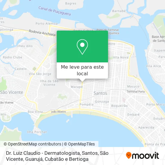 Dr. Luiz Claudio - Dermatologista mapa