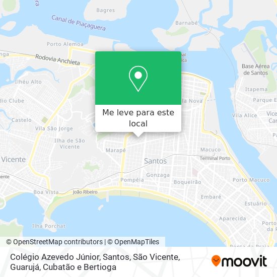 Colégio Azevedo Júnior mapa