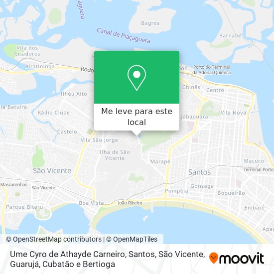 Ume Cyro de Athayde Carneiro mapa