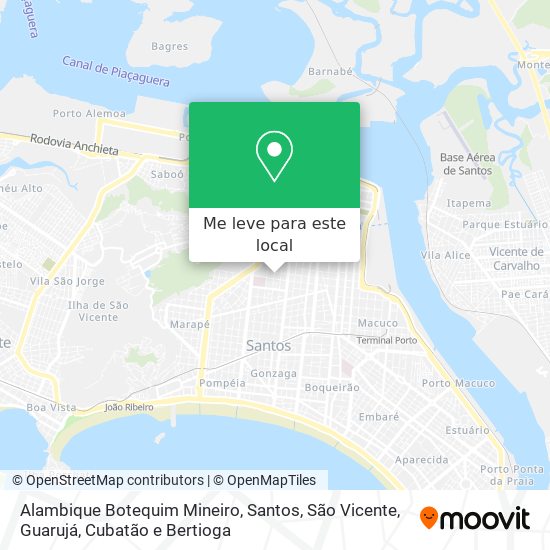 Alambique Botequim Mineiro mapa