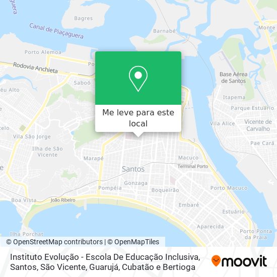 Instituto Evolução - Escola De Educação Inclusiva mapa