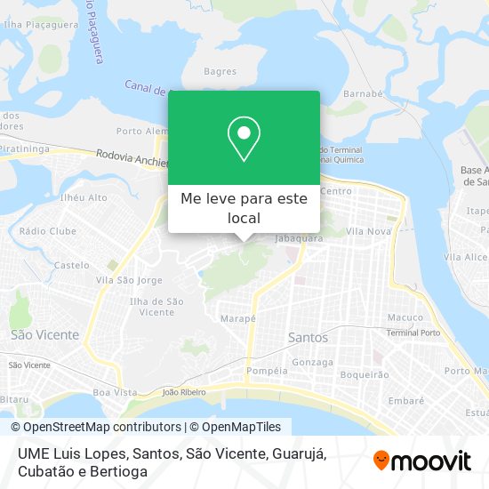 UME Luis Lopes mapa