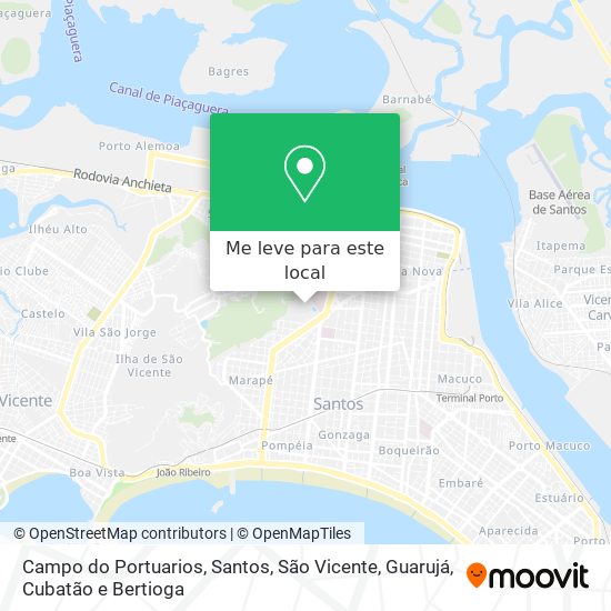 Campo do Portuarios mapa