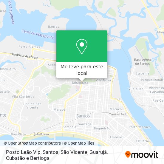 Posto Leão Vip mapa
