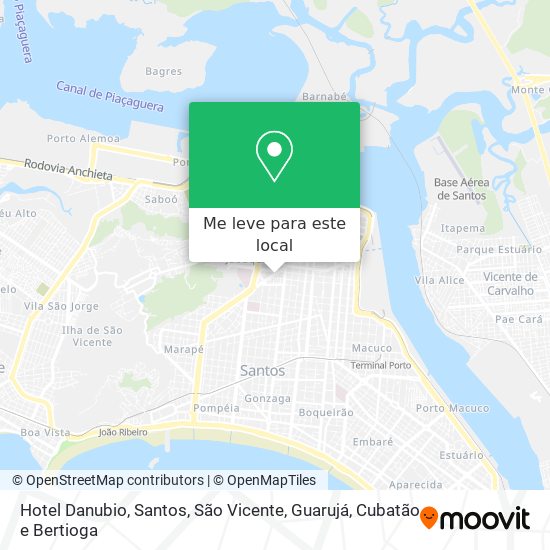 Hotel Danubio mapa