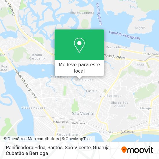 Panificadora Edna mapa