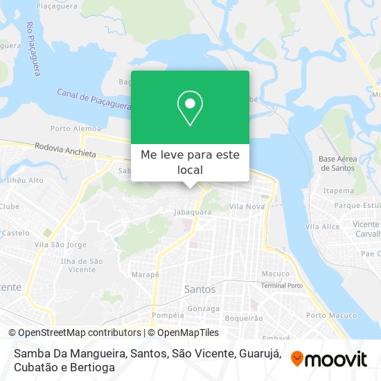 Samba Da Mangueira mapa