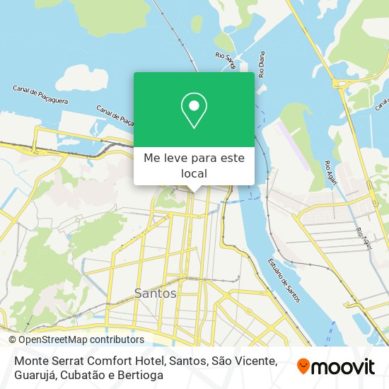 Monte Serrat Comfort Hotel mapa