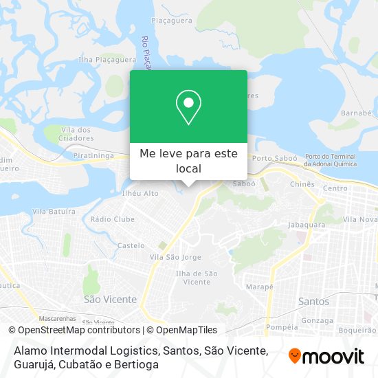 Alamo Intermodal Logistics mapa