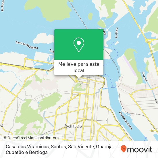 Casa das Vitaminas mapa