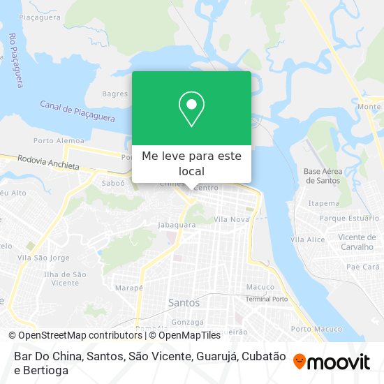 Bar Do China mapa