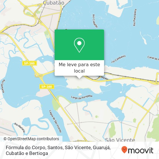 Fórmula do Corpo mapa