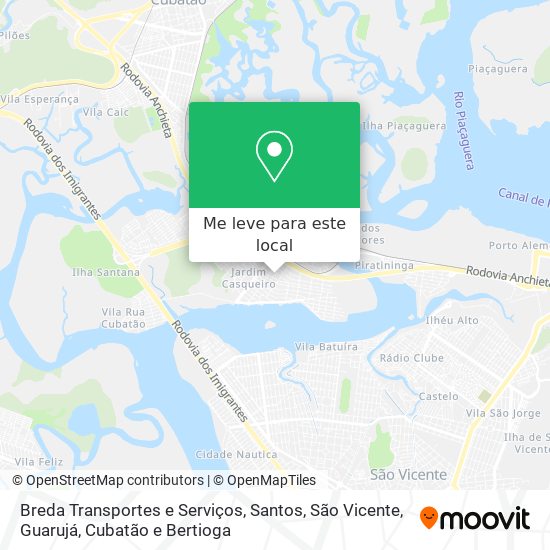 Breda Transportes e Serviços mapa