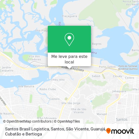 Santos Brasil Logistica mapa