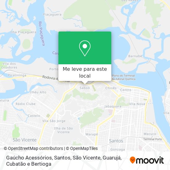 Gaúcho Acessórios mapa