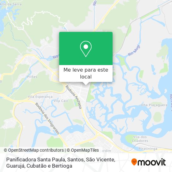 Panificadora Santa Paula mapa