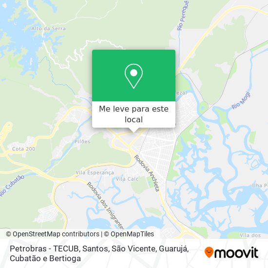 Petrobras - TECUB mapa