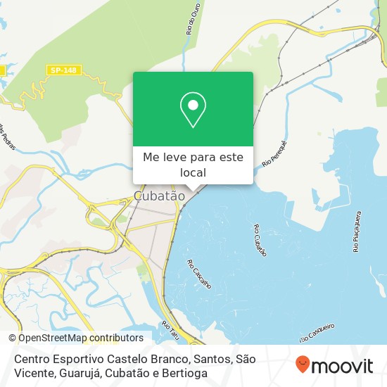 Centro Esportivo Castelo Branco mapa