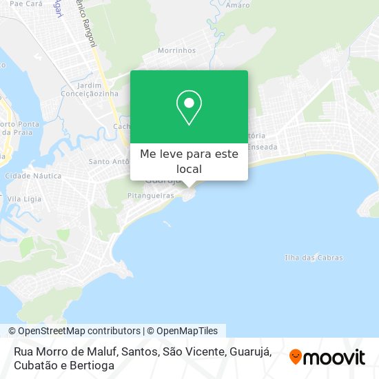 Rua Morro de Maluf mapa
