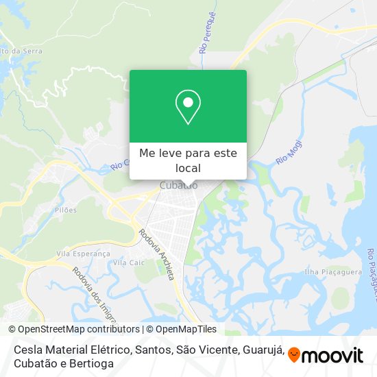 Cesla Material Elétrico mapa