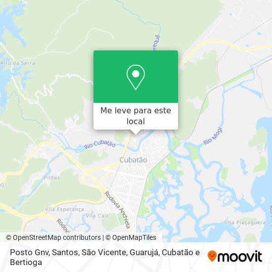 Posto Gnv mapa