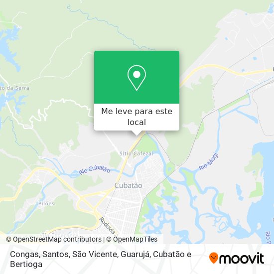 Congas mapa