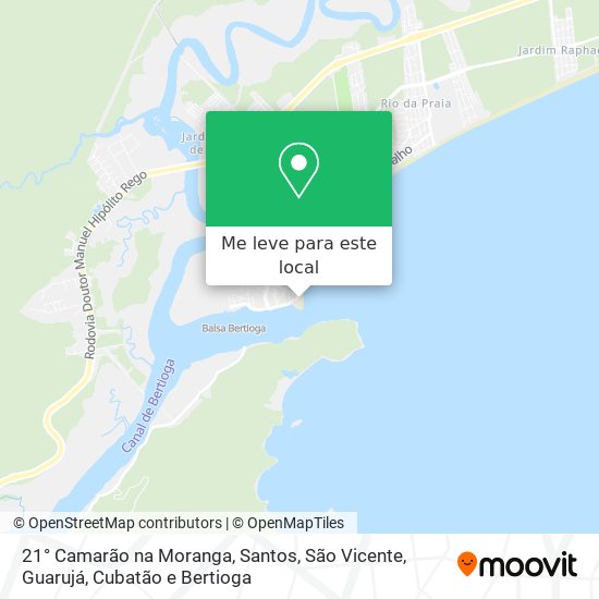 21° Camarão na Moranga mapa