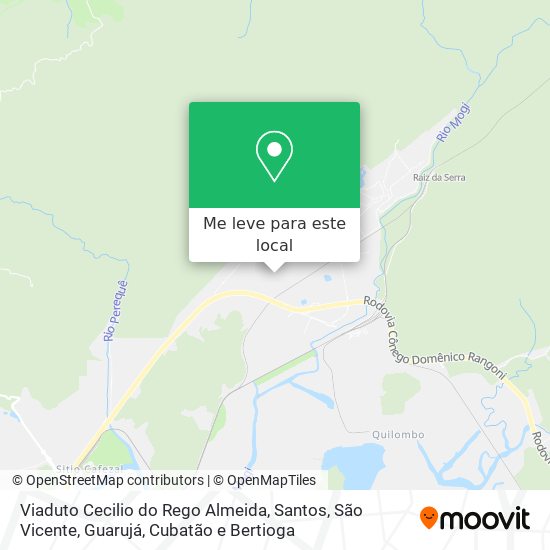 Viaduto Cecilio  do Rego Almeida mapa