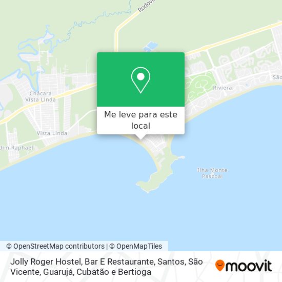 Jolly Roger Hostel, Bar E Restaurante mapa