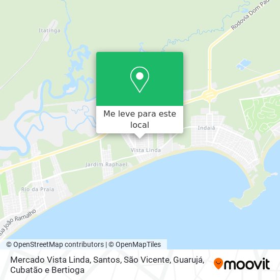 Mercado Vista Linda mapa