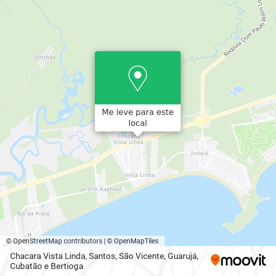 Chacara Vista Linda mapa