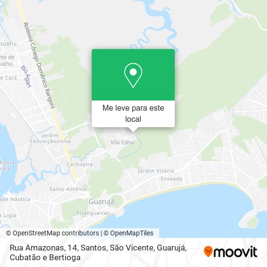 Rua Amazonas, 14 mapa