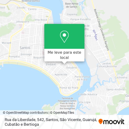 Rua da Liberdade, 542 mapa